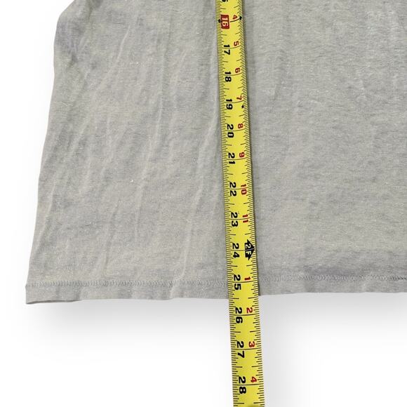 J. Crew Womens Large Relaxed Linen Scoopneck Tee Light Mint Green Oversized Knit - Picture 10 of 10